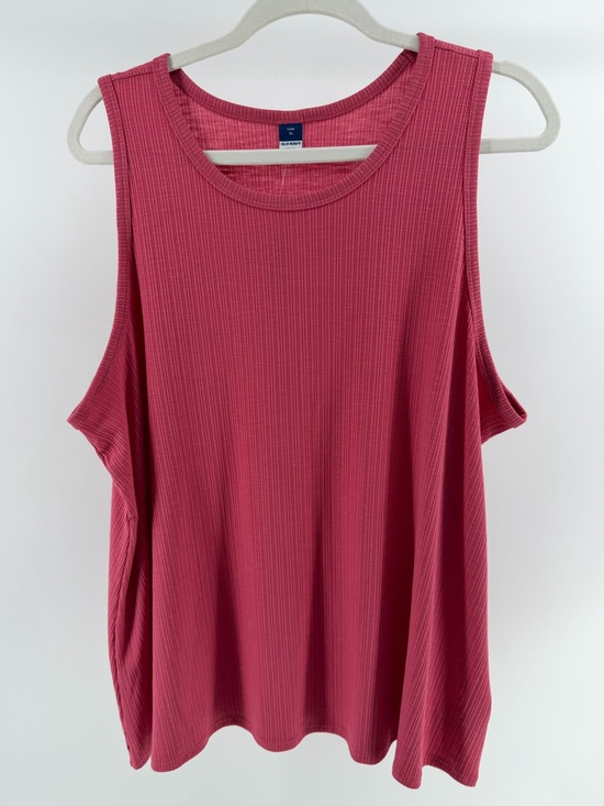 Old Navy Tops - NWT Old Navy Luxe Ribbed Tank Top in Rose Pink, Women's XL